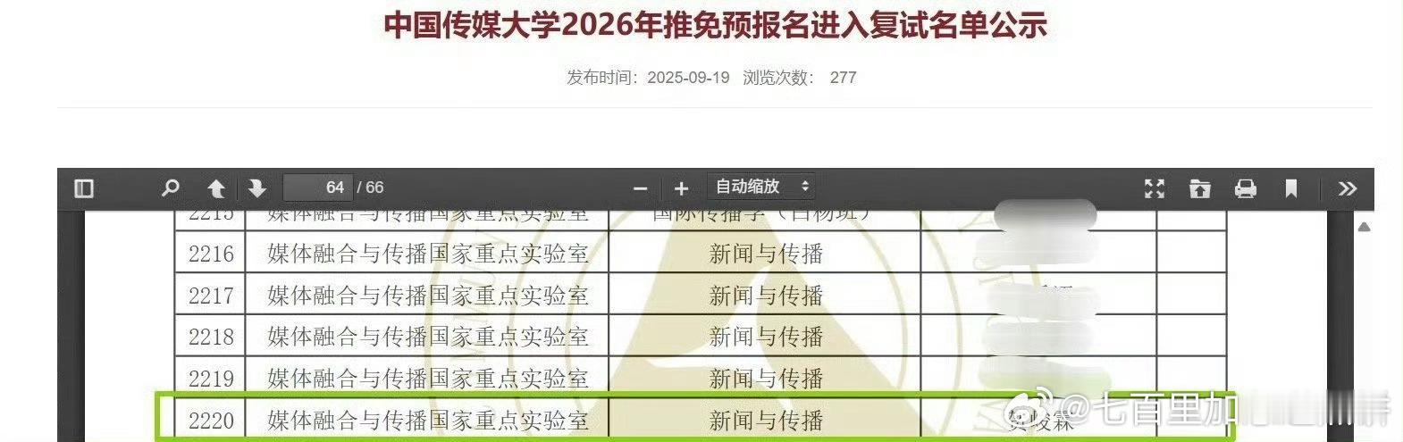 哇贺峻霖进入中传研究生复试，这个小贺～贺峻霖 保研 ​​​