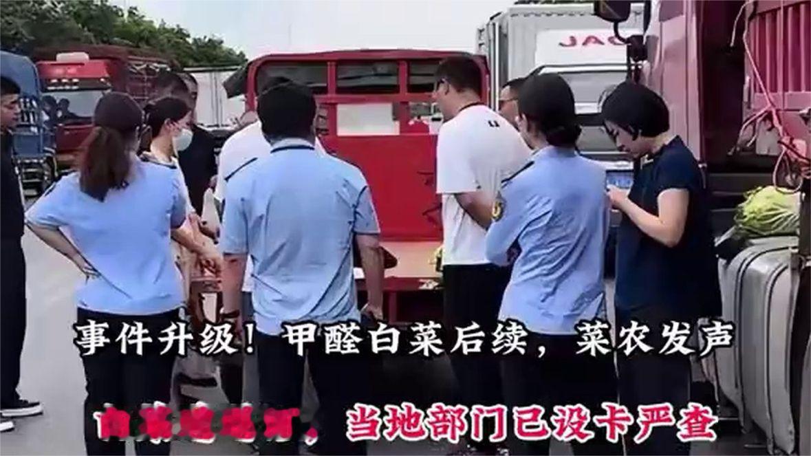 甲醛白菜风波升级！菜农发声退订潮起，官方严查