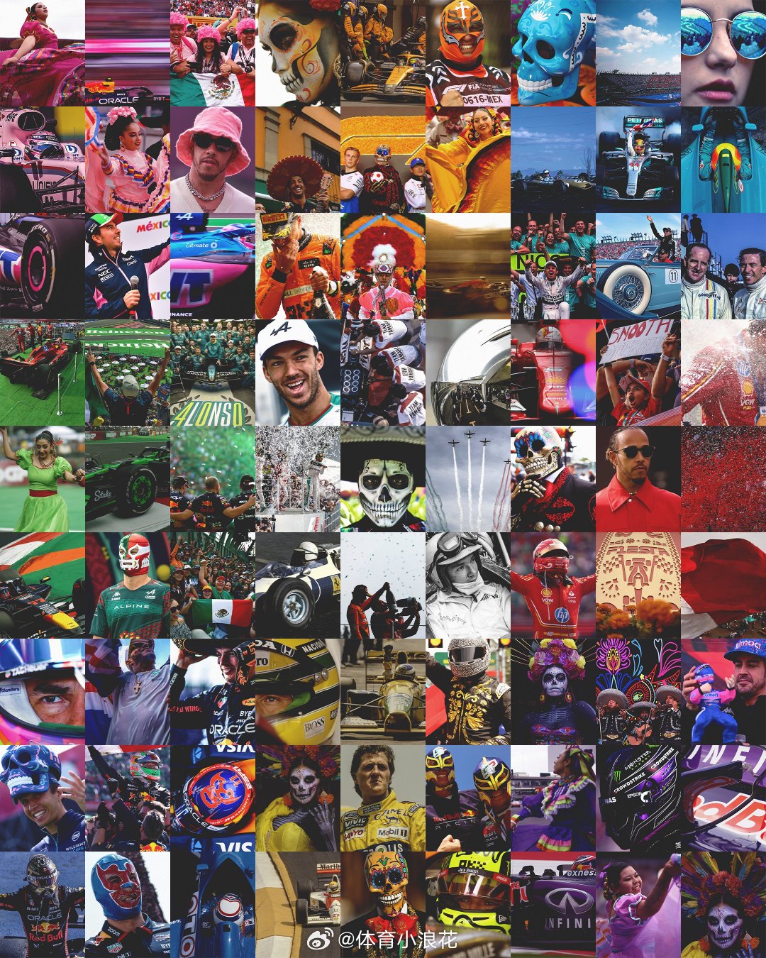 色彩讲述历史🎨F1纵横墨西哥的半个多世纪🇲🇽F1[超话]2025F1墨西哥