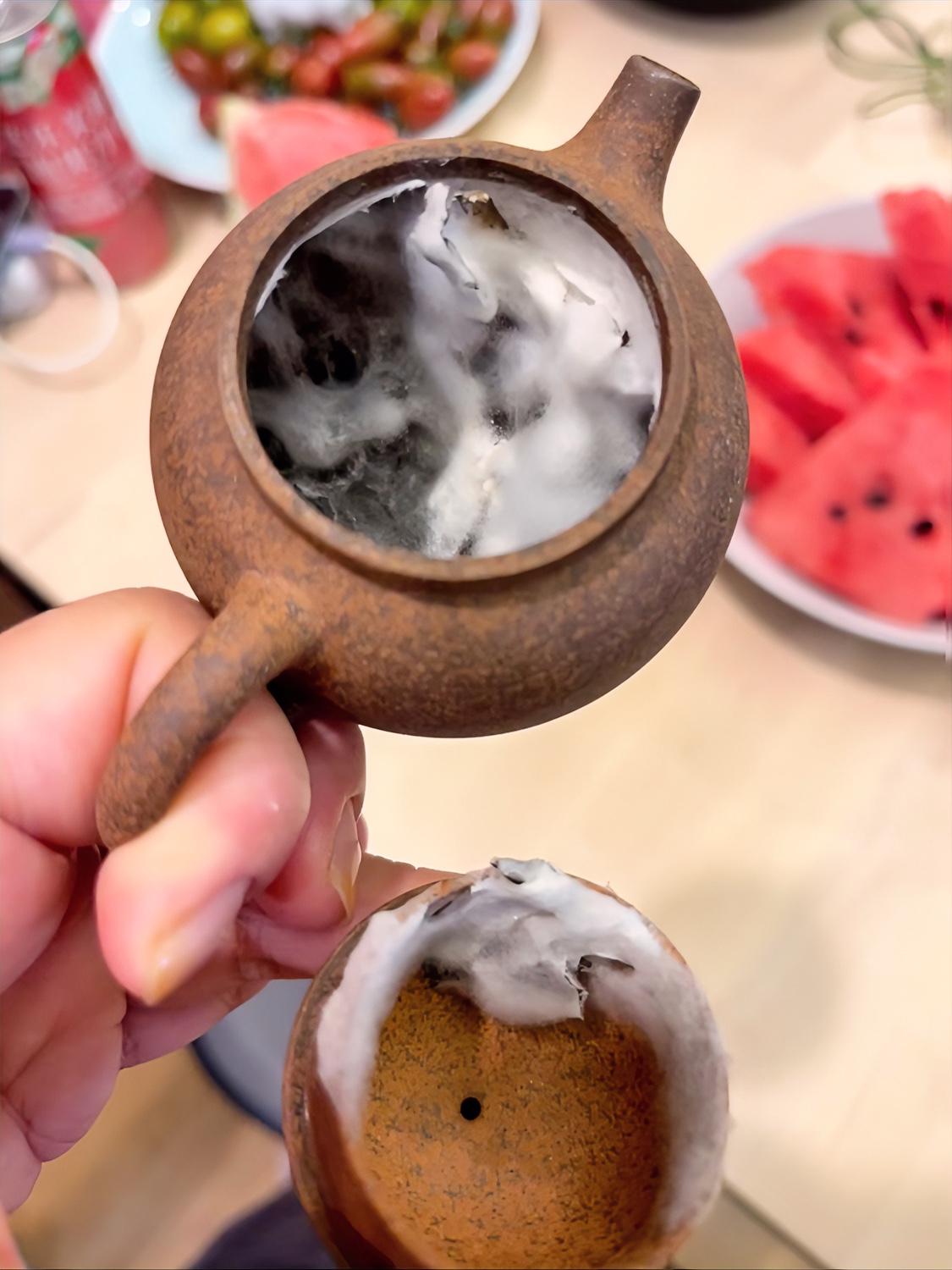是壶不好？还是茶太好？这把紫砂壶还能用吗？据说，正宗的紫砂壶放茶叶不能发霉，难道