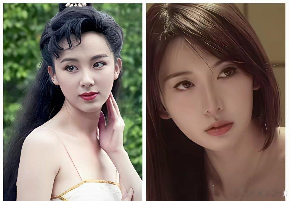 终于知道当年为什么是林志玲接萧蔷的班了不是因为她们俩都长得美，也不是因为她们身材