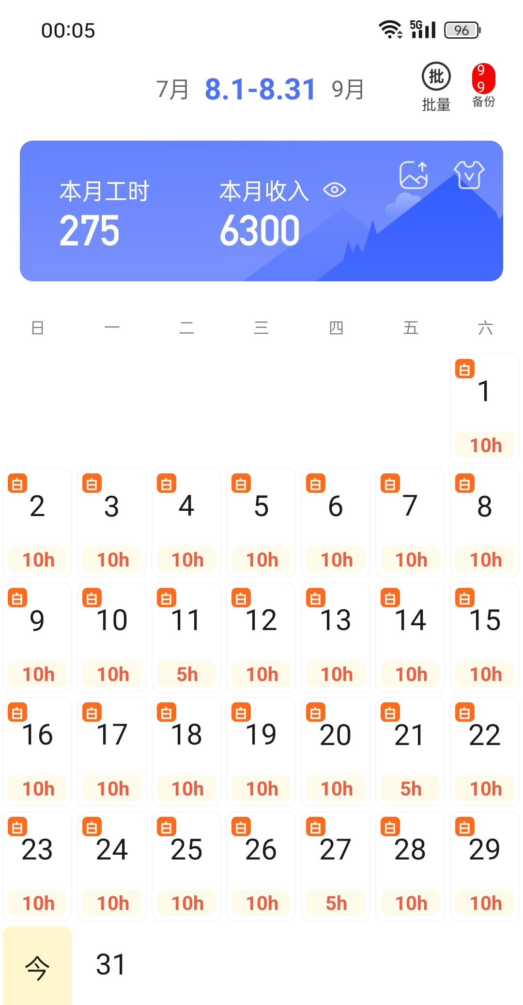 这个月最难过的，这么一点点工资，怎么生活啊？这个要主要的是工价太低了。每年的7月