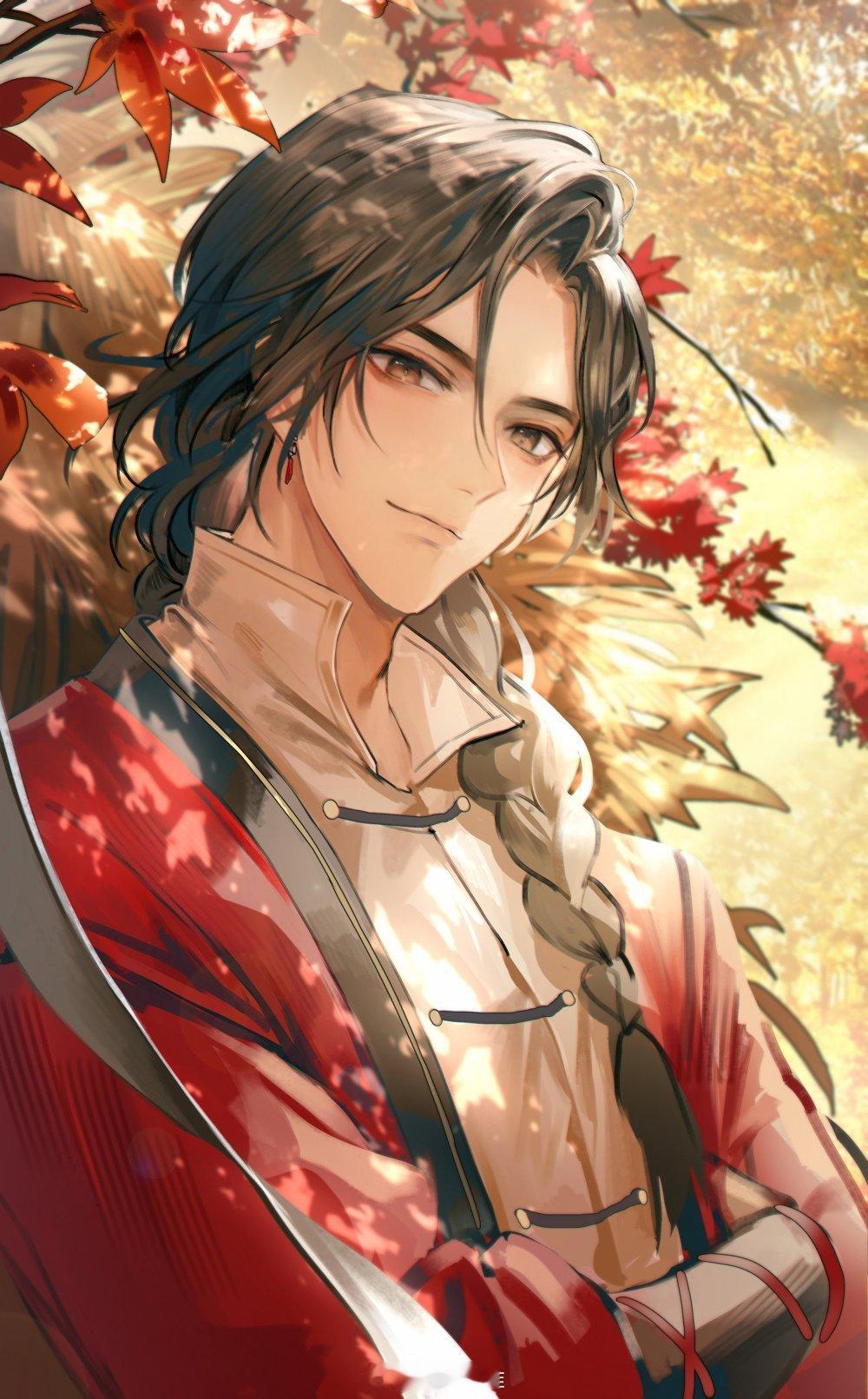 天官赐福 “哥哥在看什么？”画师:young57440489 