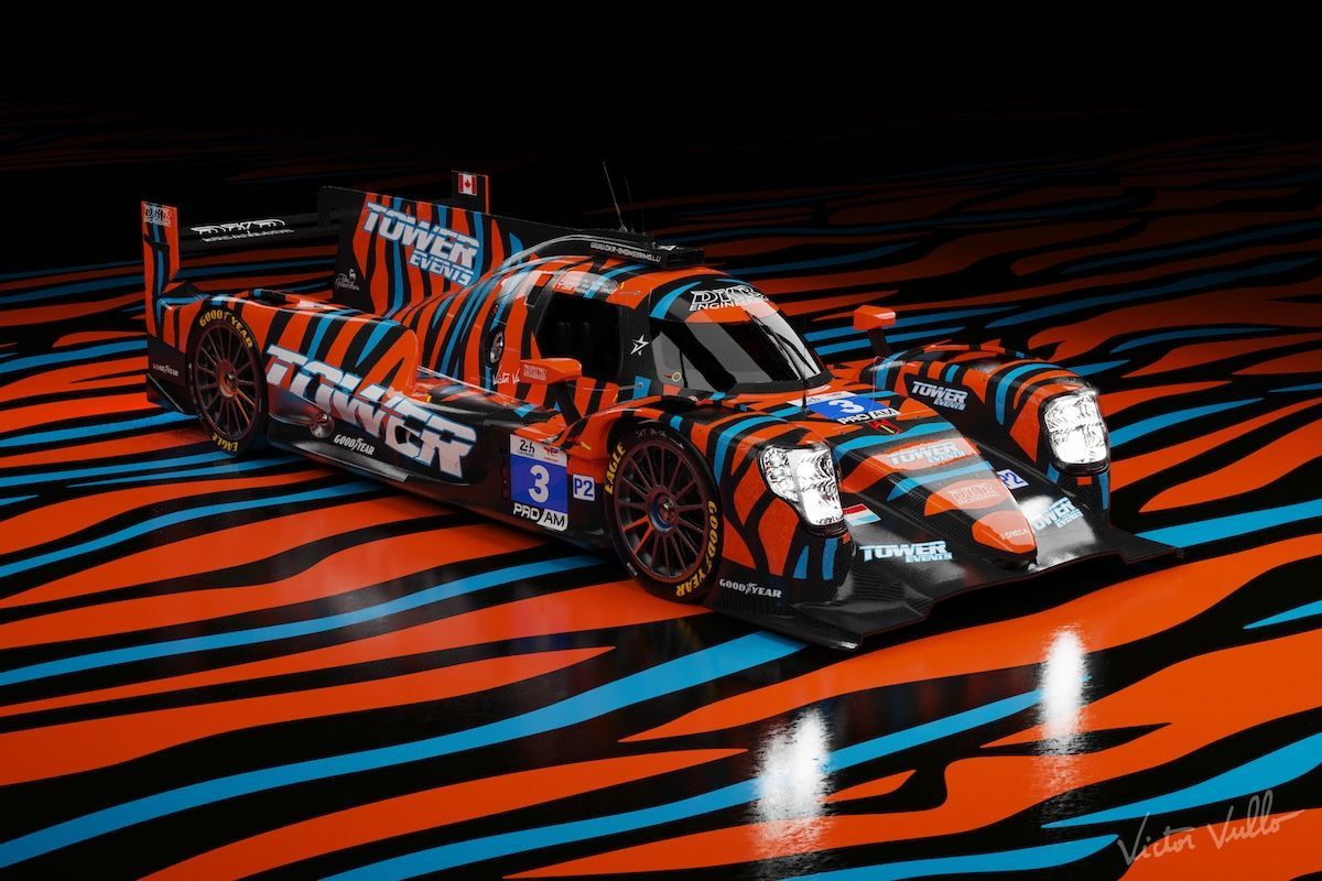 wec世界耐力锦标赛勒芒24小时耐力赛 DKR 车队今年勒芒24小时耐力赛赛车涂