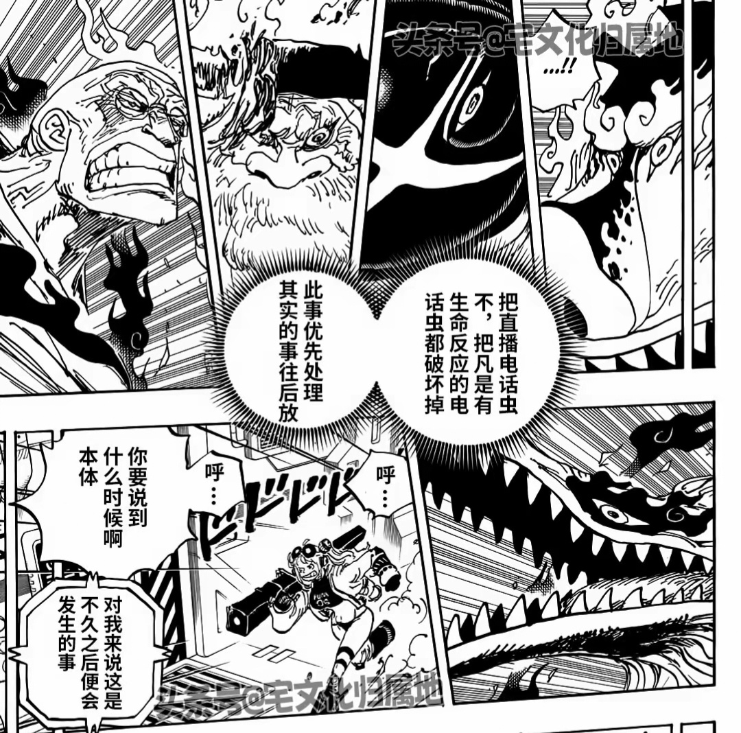 五老星啊，现在知道首要任务了[允悲][允悲][允悲]让你们前期这么浪……#海贼王