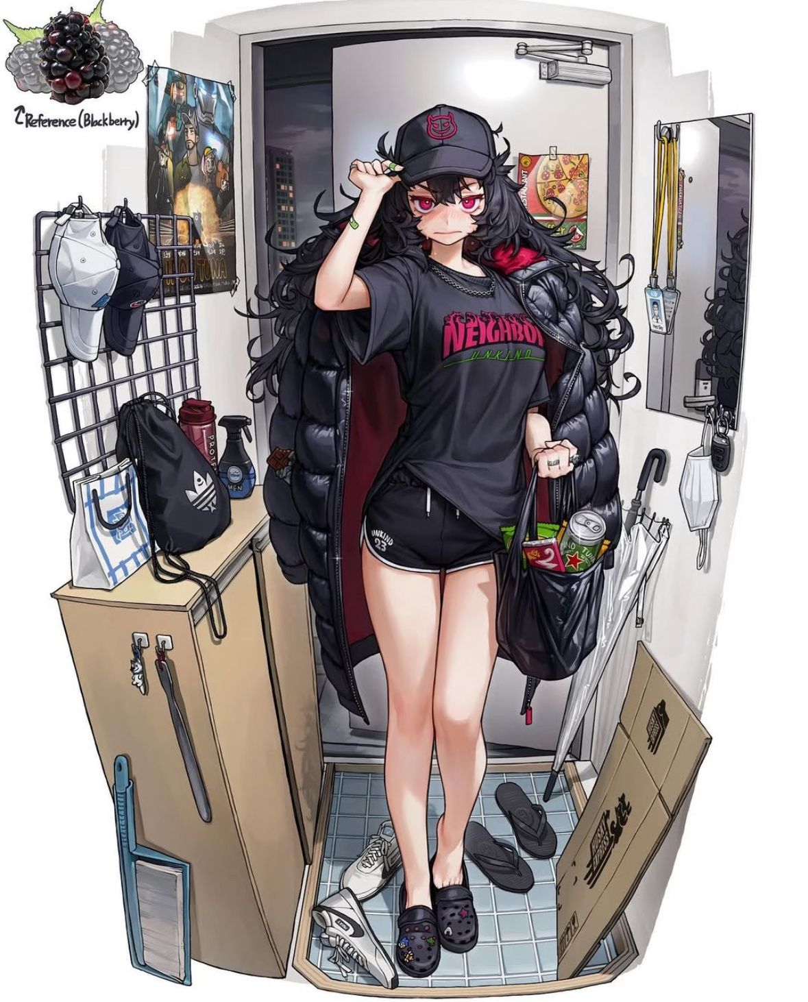审美提升丨宝藏插画师：rino tuna当水果人物化，是不是很神奇呀！🍈🍌?