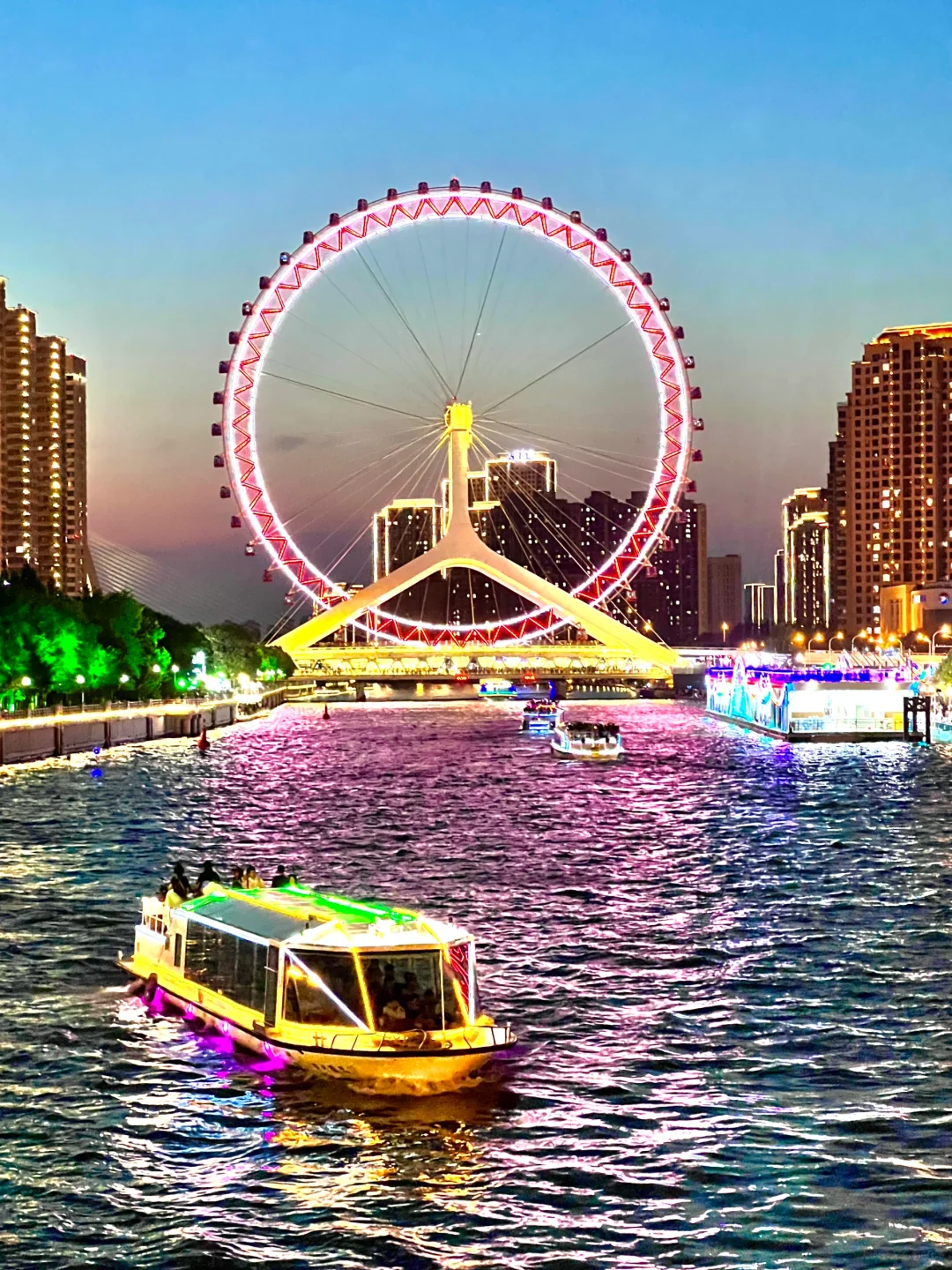 live图实况📍天津的夜景再看💯次也不会腻❗️
