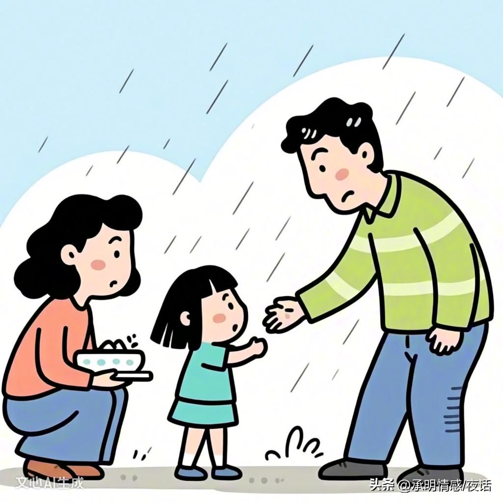 雨中那句话，戳中我心窝！

家人们，今天这个故事太有生活味儿了！

有个女孩不听