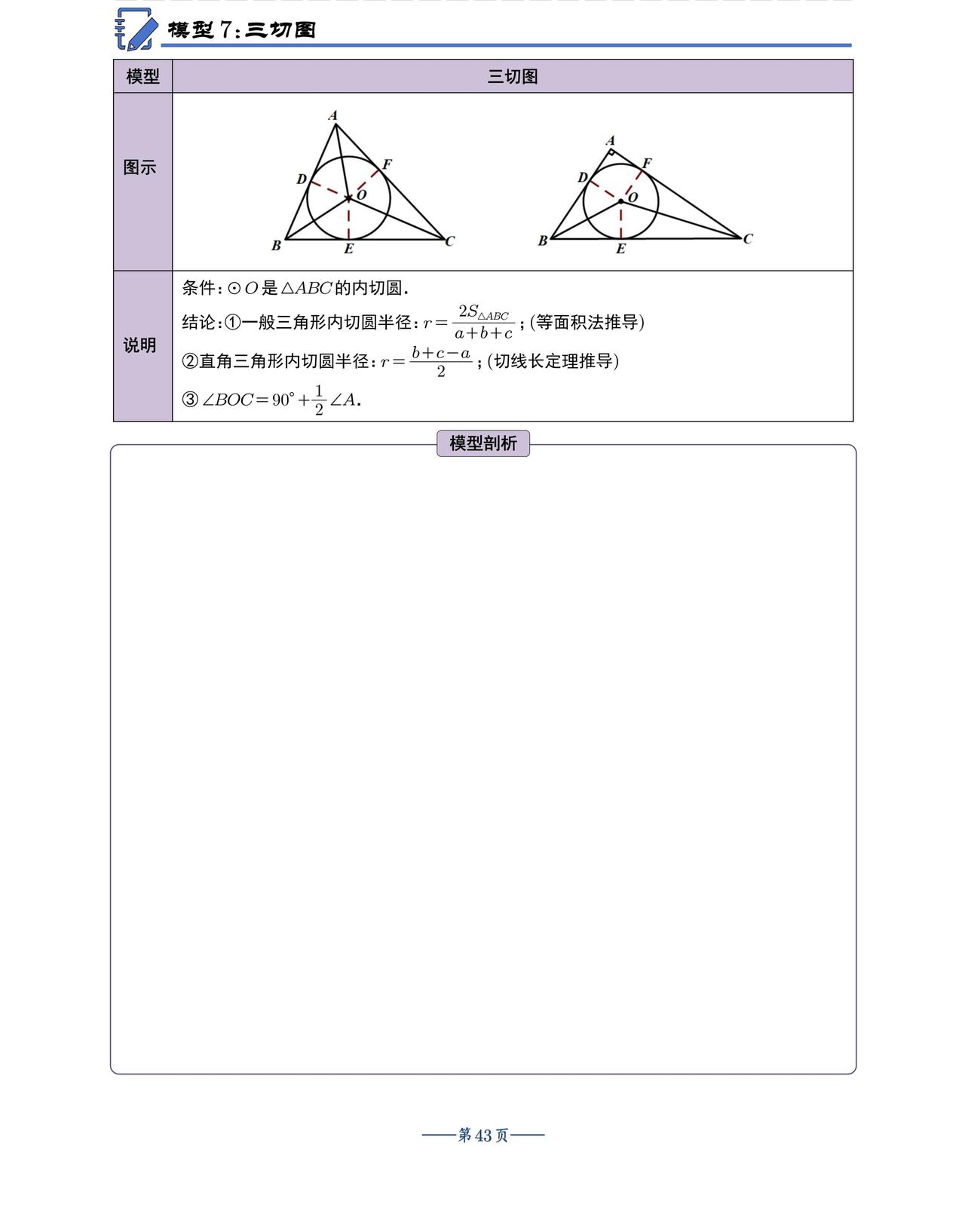 圆必备模型：三切图、梯切图、射影图