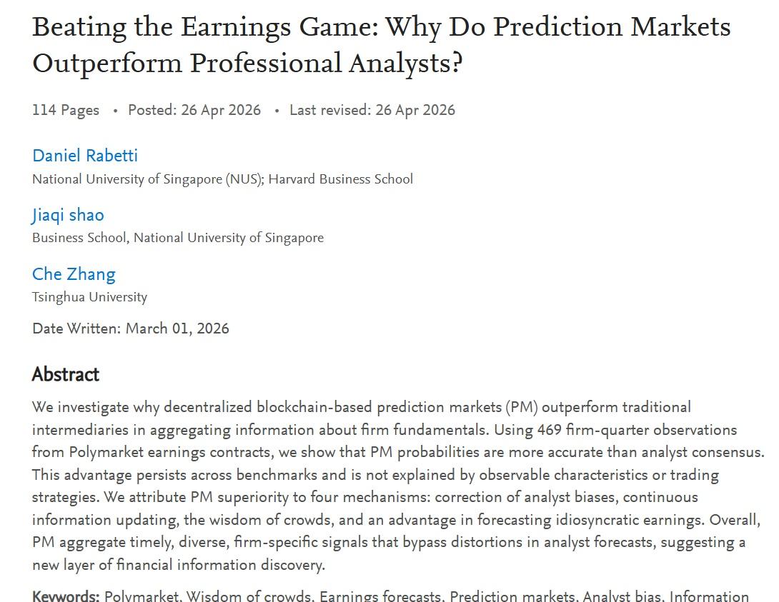 Beating the Earnings Game: Why Do Predic
