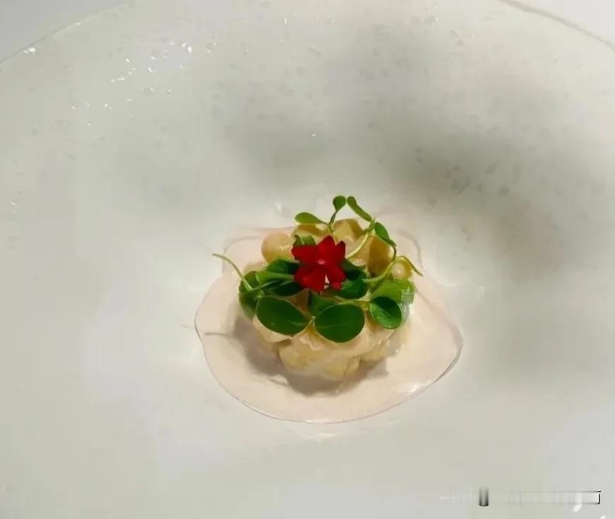 塞牙缝系列，钱多烧得慌系列，有钱又想减肥达人系列!

盘必须大，量可以少，留白的
