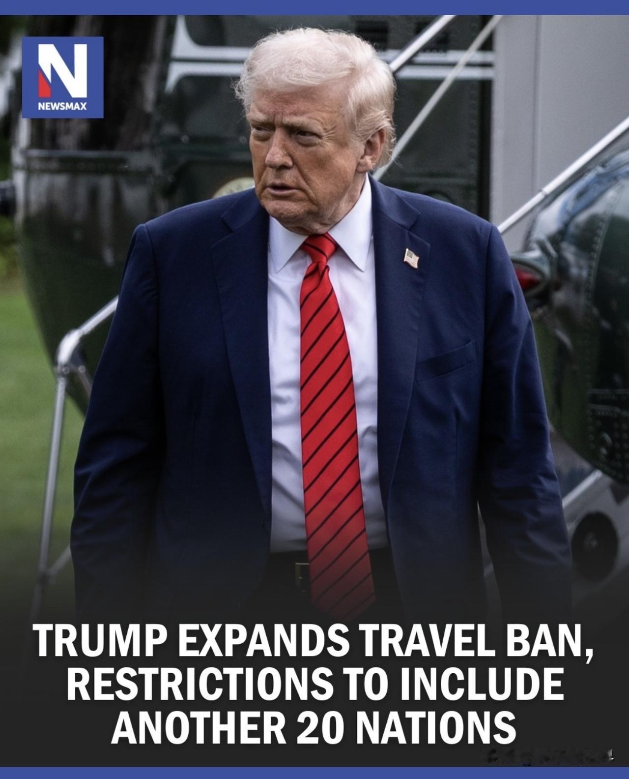 川普政府周二宣布将扩大旅行限制到另外20个国家和巴勒斯坦权力机构。
	
The 