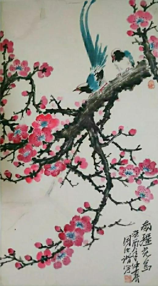 没有笔力的中国画，就是一张皮！
​国画的精髓就是:骨法用笔、气韵生动！