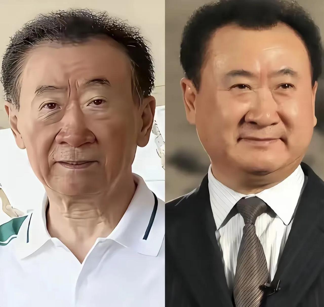 王健林都瘦的脱相了，老了太多，胖的时候十足的大老板气质。
瘦下来瞬间苍老了这么多