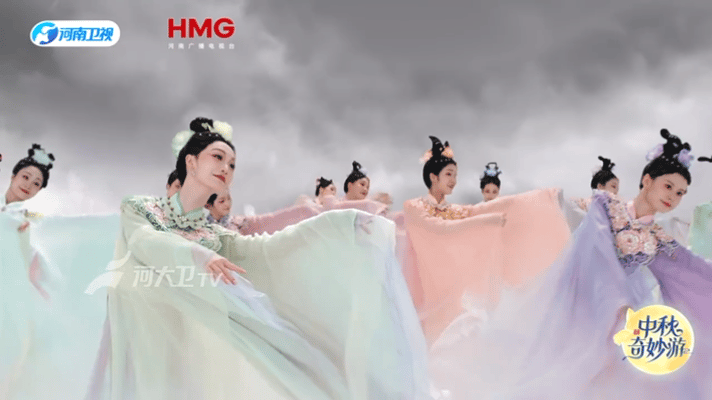 中秋奇妙游首播热度破8千万迪丽热巴的《天女散花》舞台太惊艳了！完全是天女下凡！ 