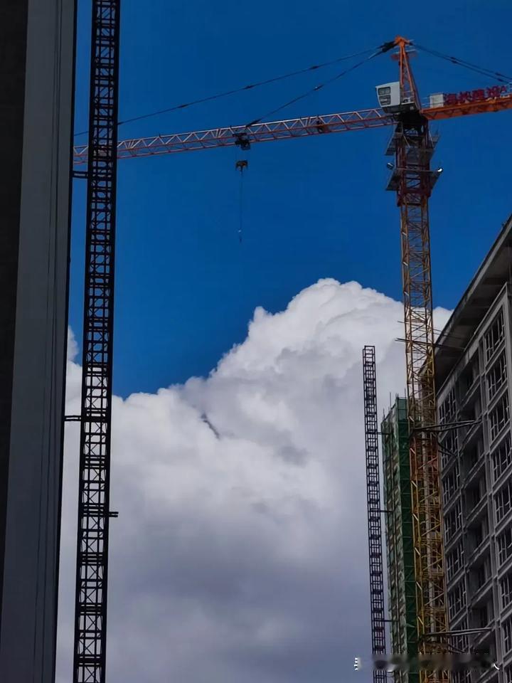 想了一百个关于夏天的文案 
都不及这一刻的蓝天白云☁️ 
#夏日随手拍#
