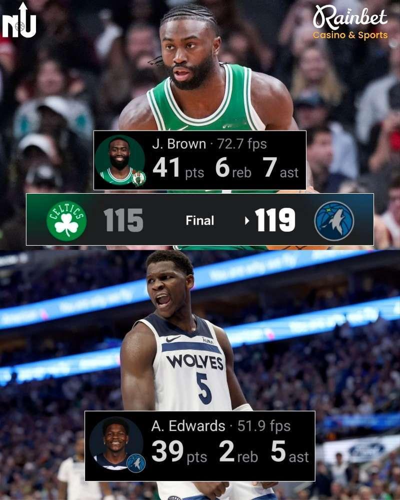 今天就个人表现来说，杰伦和爱德华兹谁更胜一筹？凯尔特人热爱日记