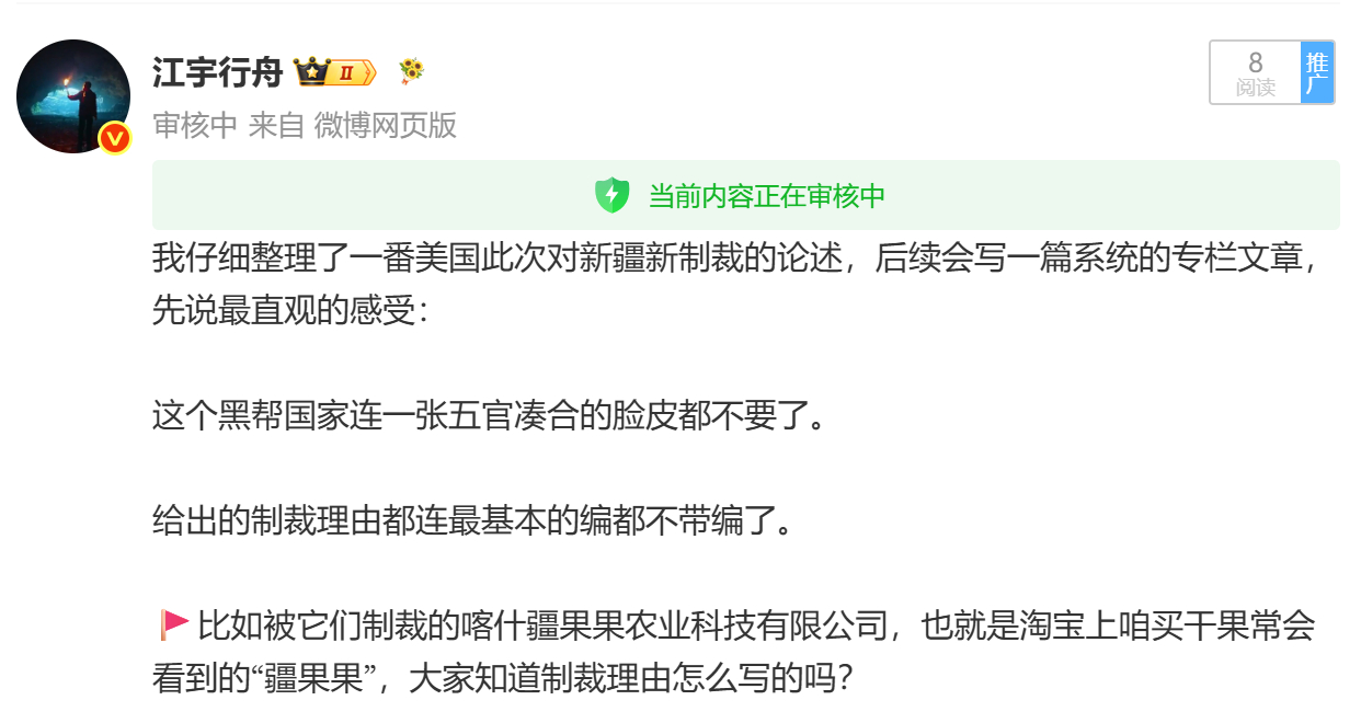 骂人骂到系统审核中…… 