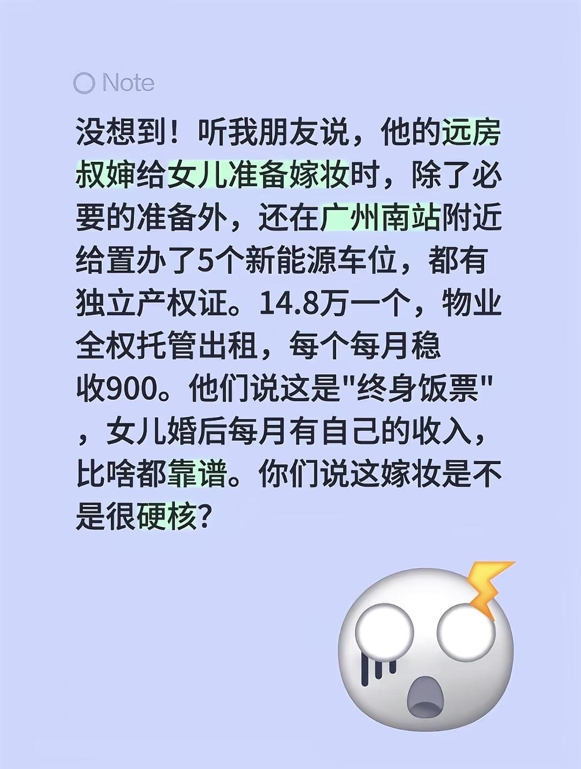 太有实力了结婚 产权车位