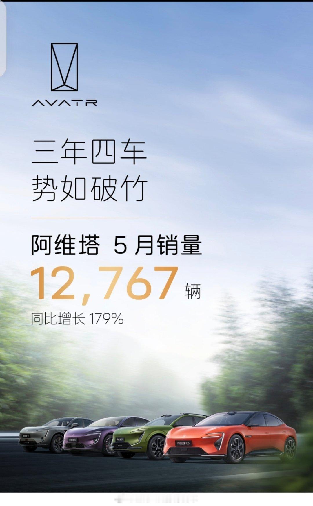 阿维塔 这算保持在每月万辆平台，稳了! ​​​