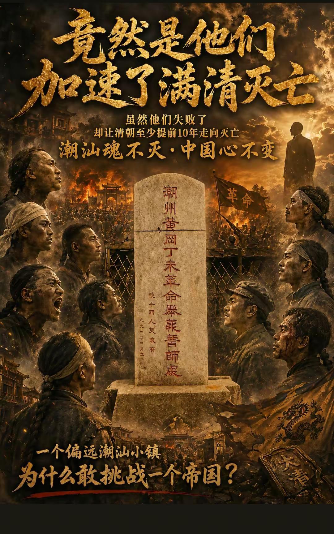 潮州饶平黄冈 革命英雄人物事迹 孙中山 新中国万岁