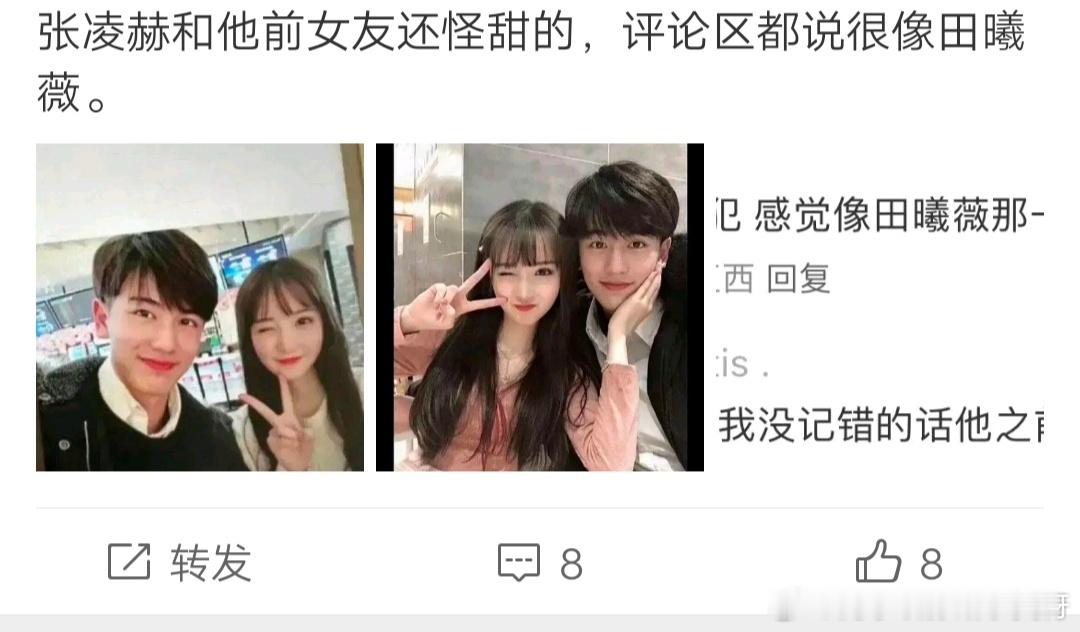 yxh在胡说什么啊！我们张凌赫透明的前半生，哪里会有前女友！！！连素人都不放过！