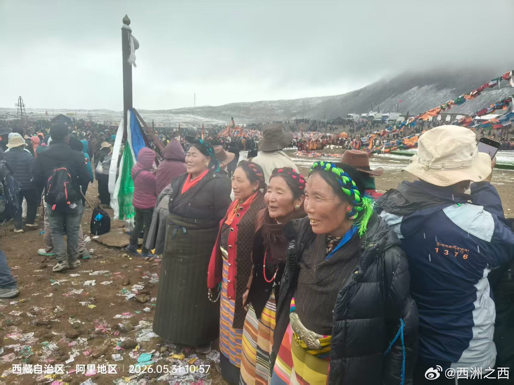 岗仁波齐第一次对内蒙古地广人稀有了实感第一次对岗仁波钦转山路上的人山人海有了实感