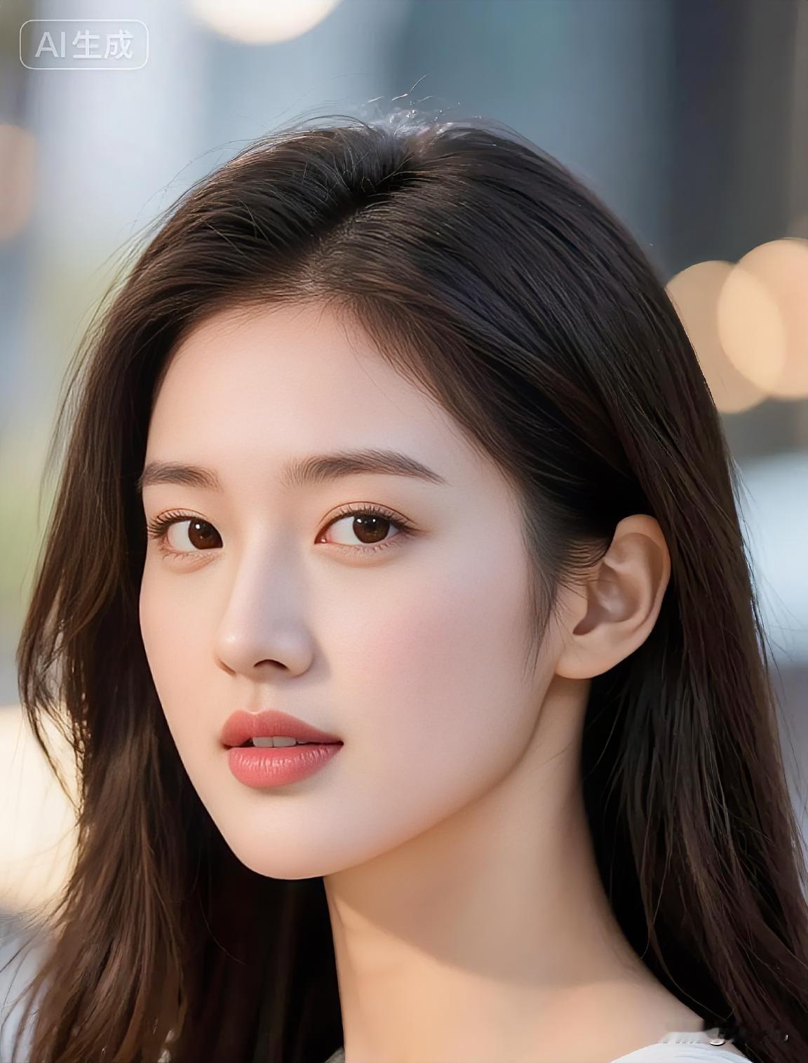 温柔甜美的少女，周身散发着自然的光彩！她宛如春日暖阳，自然而然地绽放着光芒。不妨