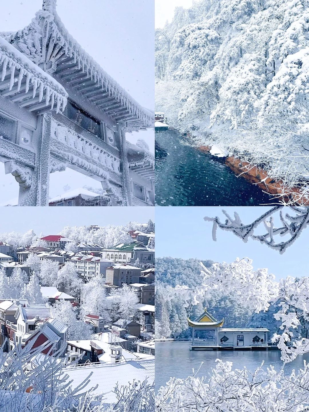 广东人看雪必来｜庐山·堪称南方看雪天花板❄️