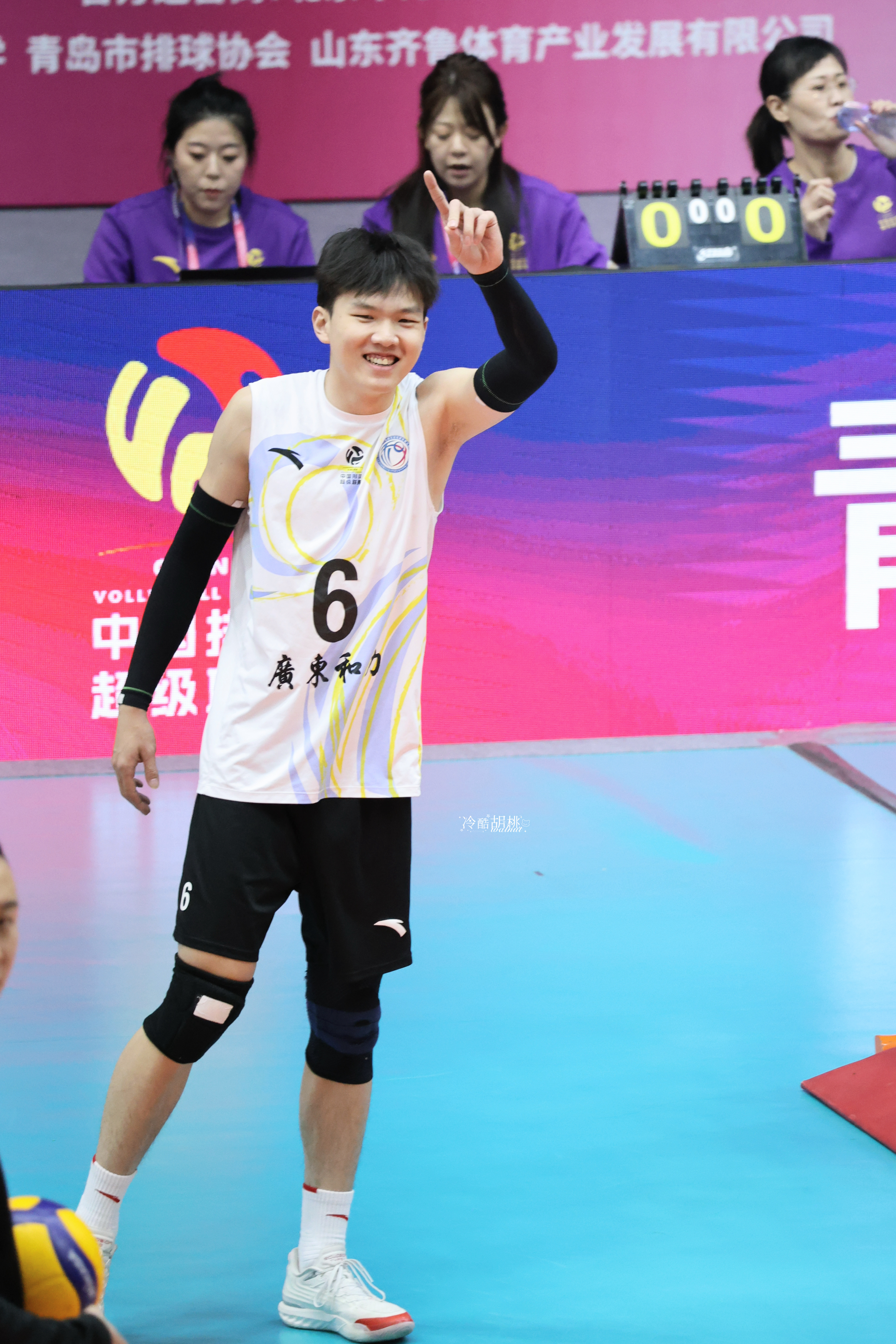 广东男排  20260226 山东🆚广东 广东队 金宇笑的很开心 嗯 排超联赛