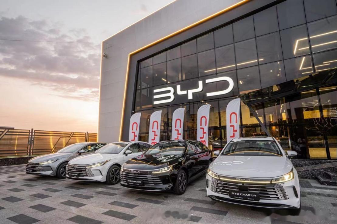 比亚迪11月海外销量超过13万辆；1-11月海外销量超过91.67万辆，超过20