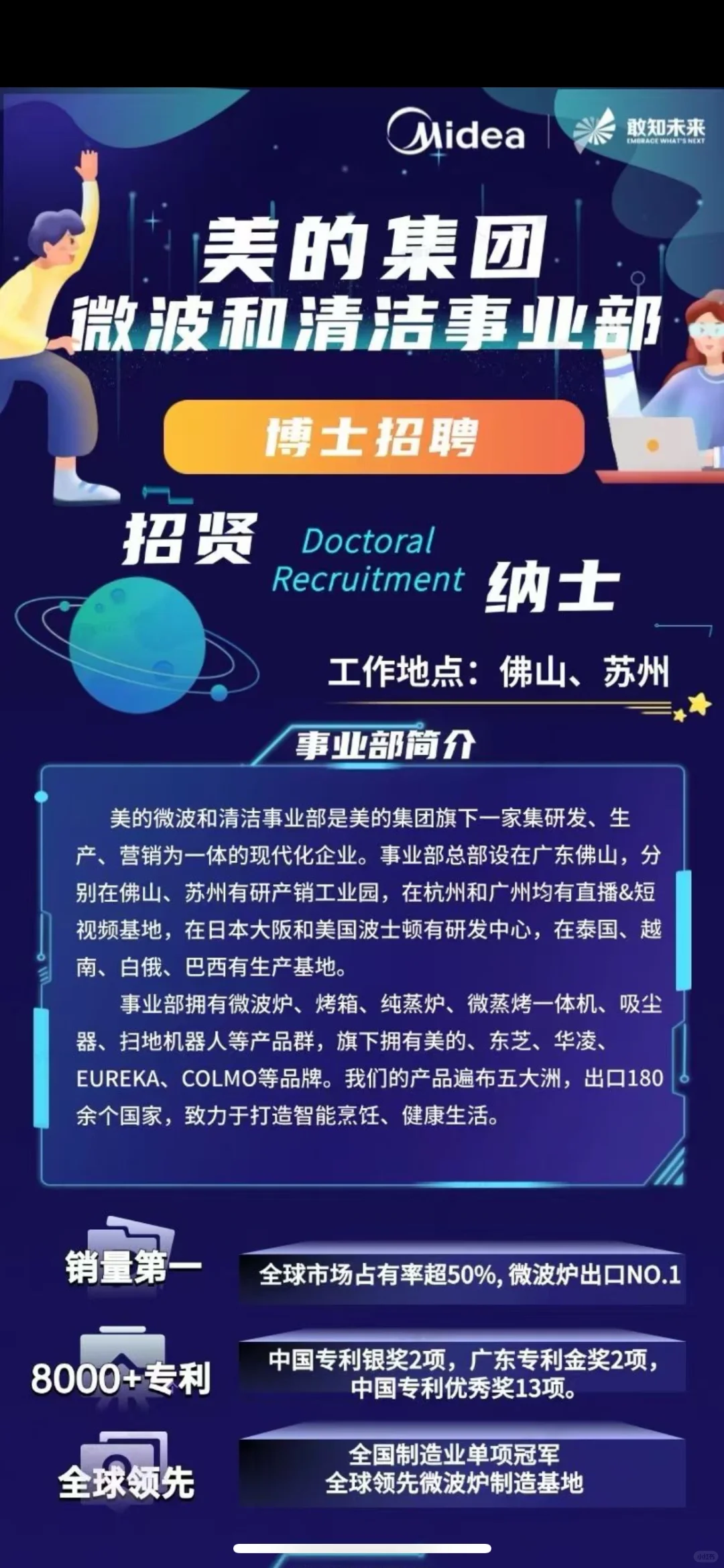 博士招聘！美的！