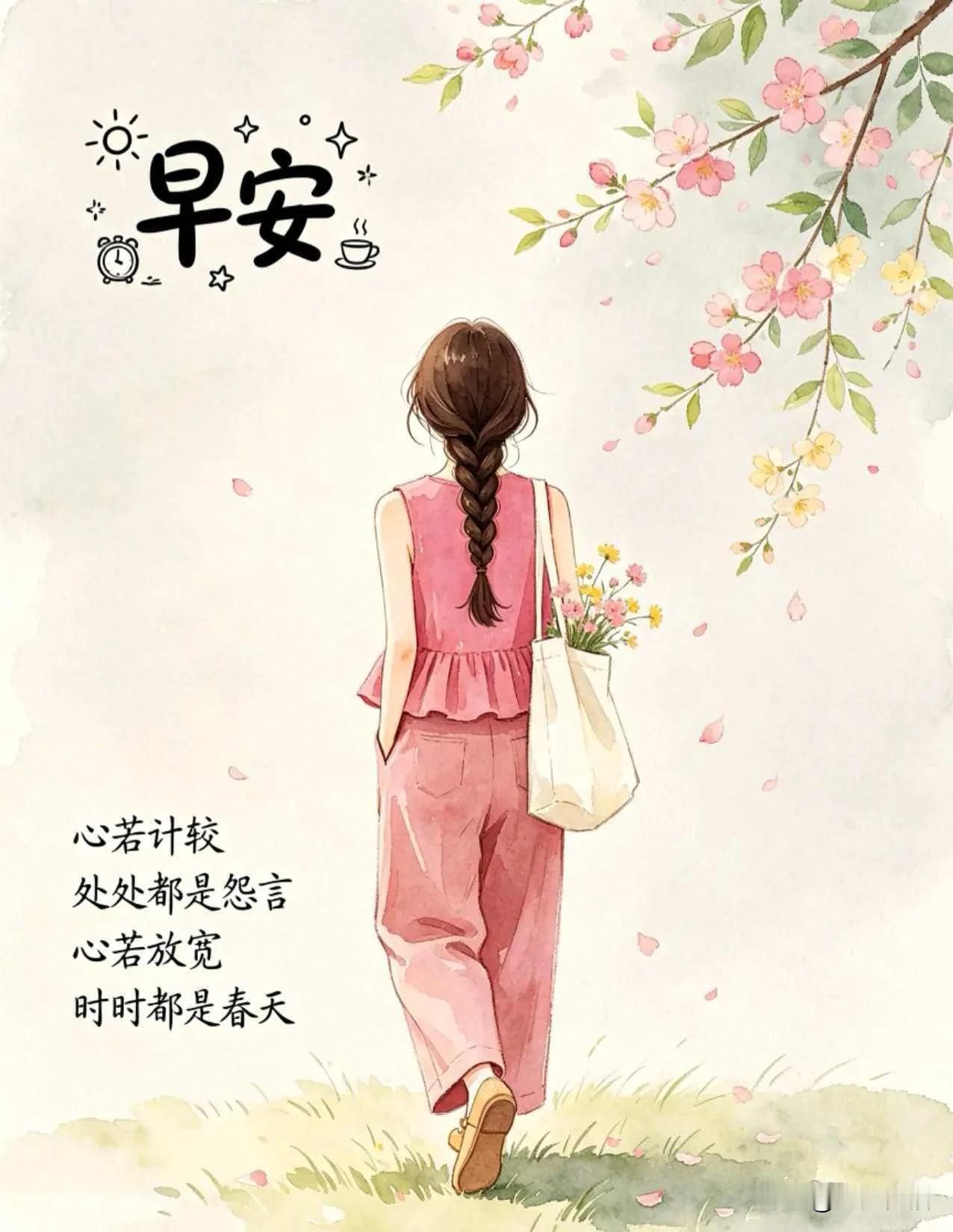 《卜算子·宽心》

心窄自生愁，
事事添烦怨。
一寸胸襟寸寸忧，
满目皆尘乱。