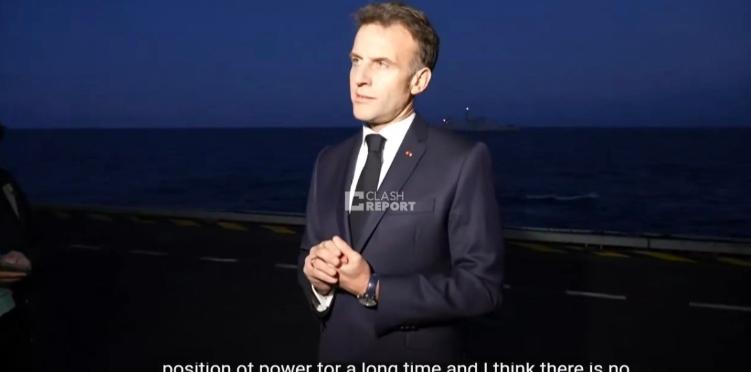 法国总统马克龙今天谈伊朗战争：“我认为没有任何迹象表明这场战争会在未来几天内结束