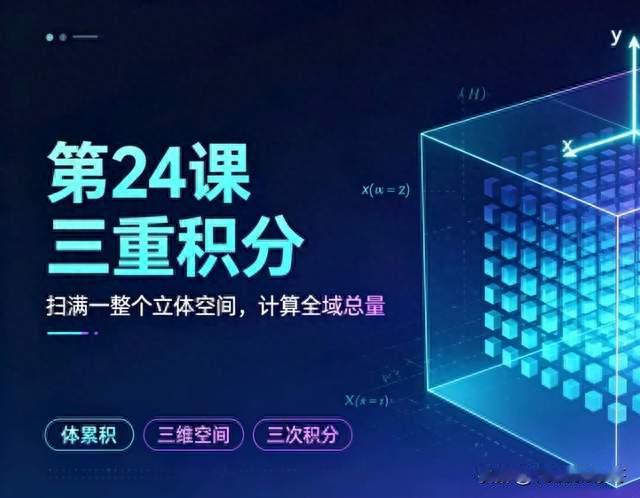 AI大模型与数学·第24课 三重积分