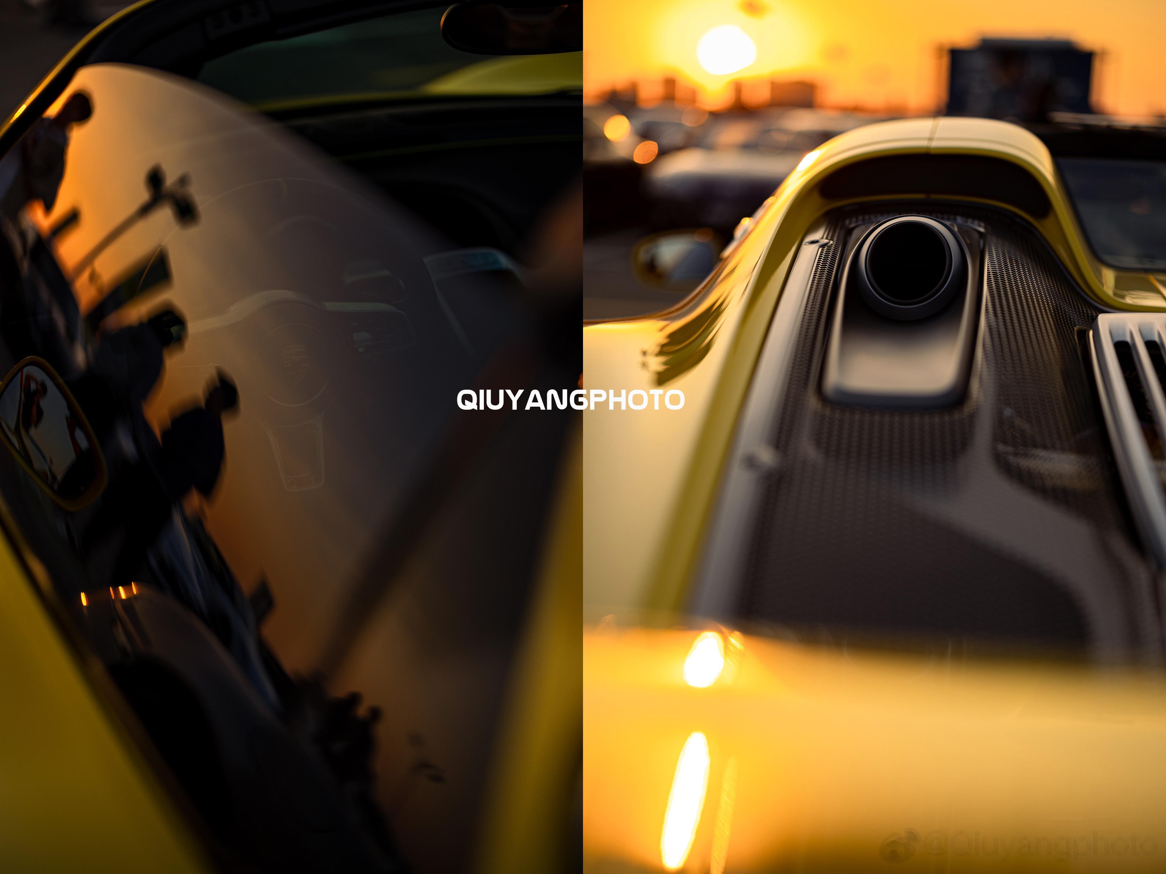 Porsche 918 Spyder #cars01豪车拍# 在这阴霾的天气里，