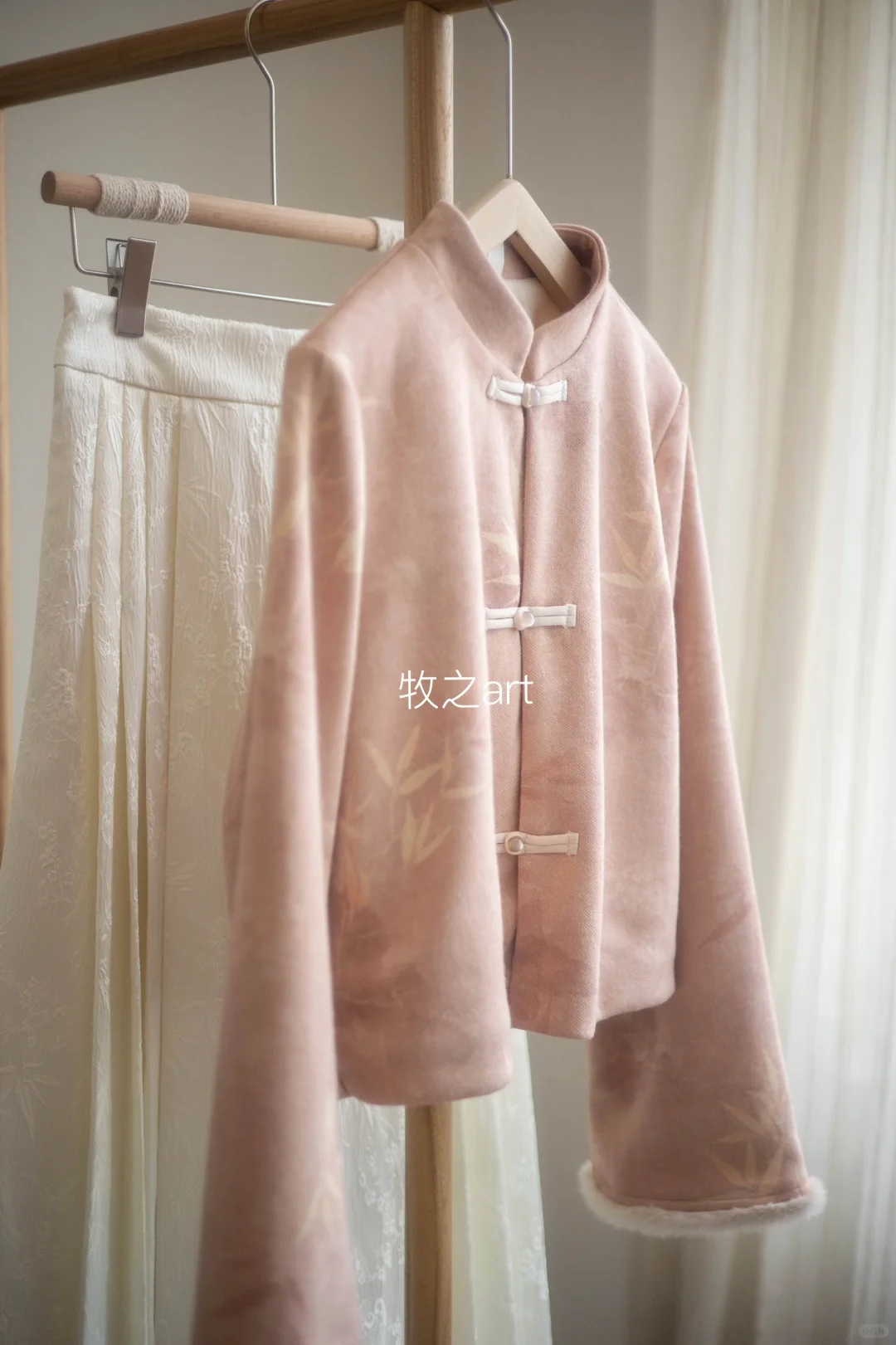 温婉佳人｜中式加绒上衣