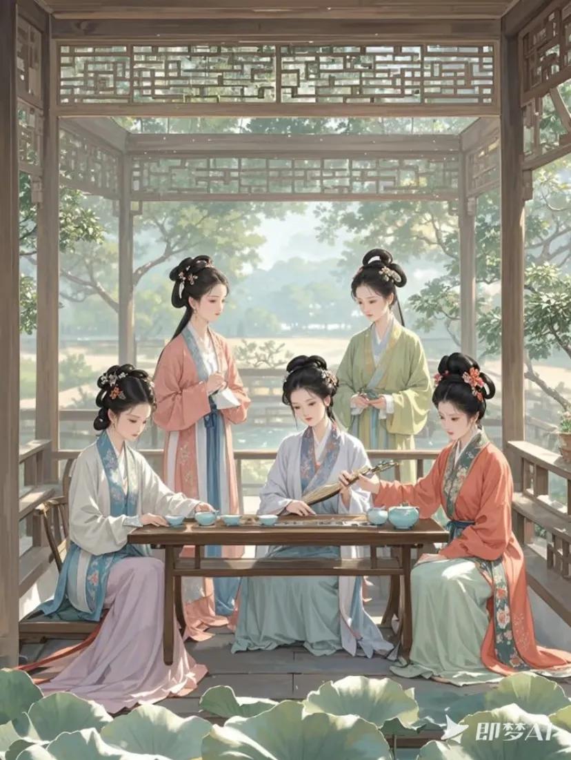 上联：琴棋书画门门晓
下联：柴米油盐样样通