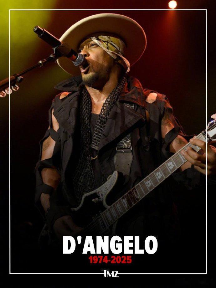 迪安格罗去世DAngelo去世 据外媒，R&B巨星迪·安格罗（D'Angelo）