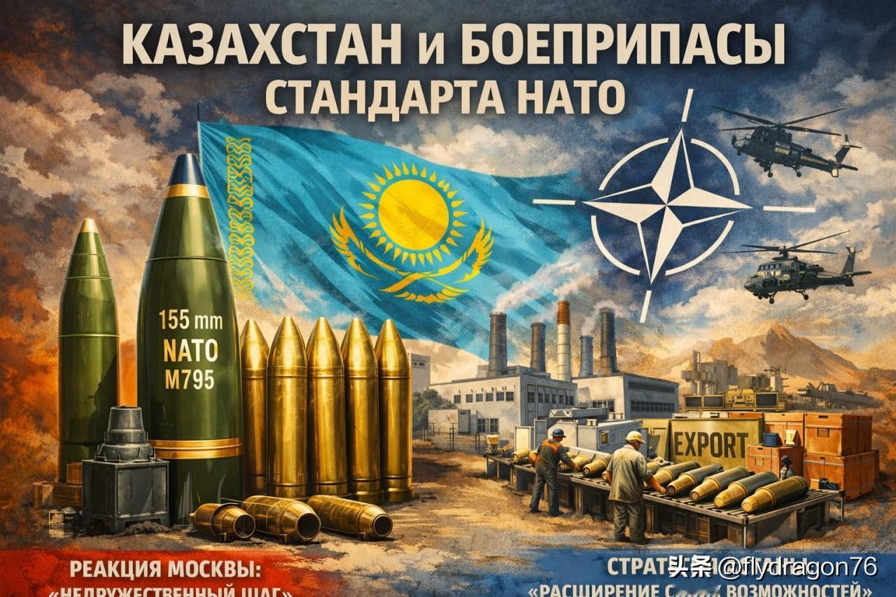 🇰🇿哈萨克斯坦与北约标准弹药：务实的国防项目还是地缘政治的转变？

有关哈萨