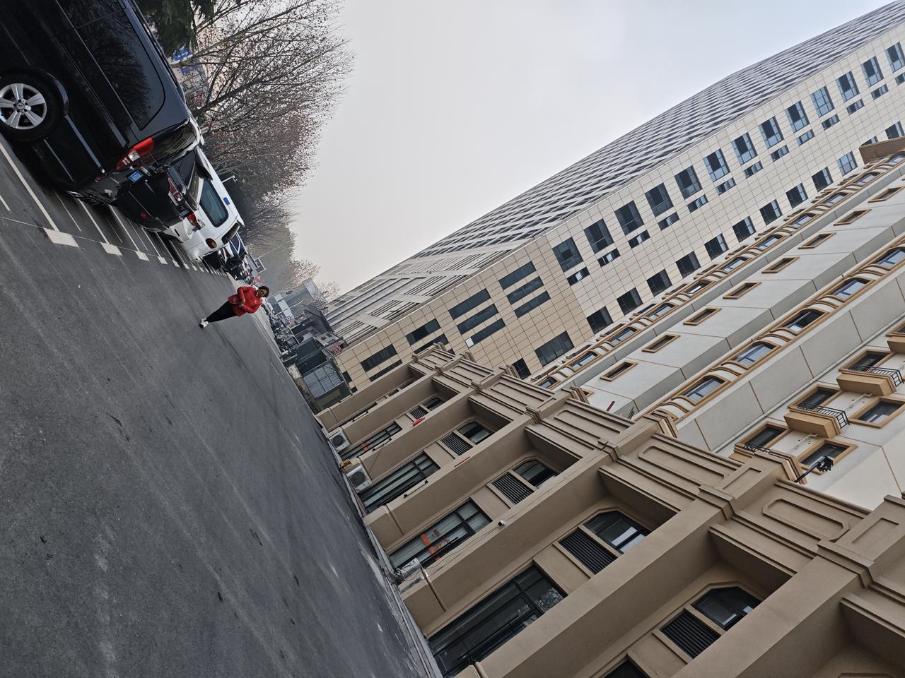 今天冷得够呛，裹着厚棉袄下楼遛弯顺便取快递，风一吹跟小刀子似的往脖子里钻。看着路