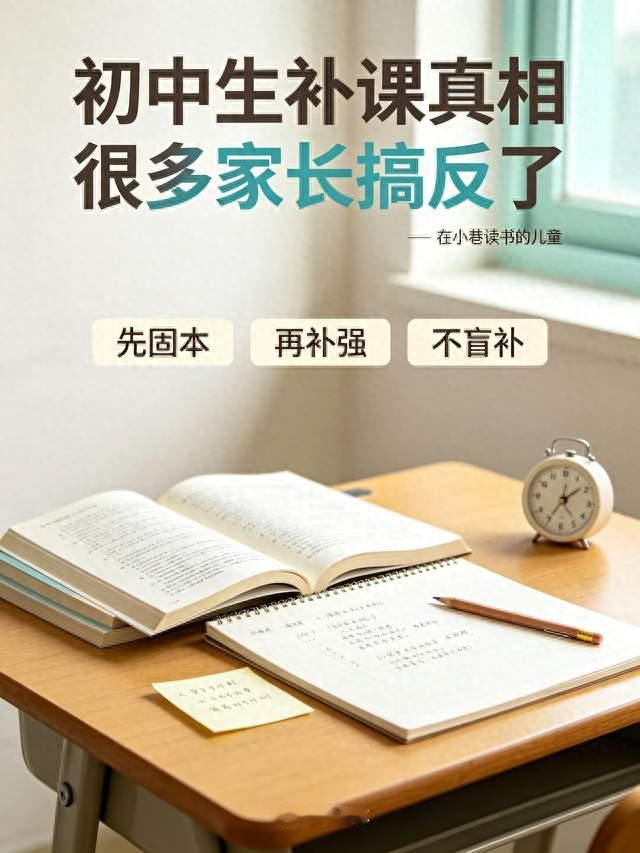 砸了几万补课费后，我终于敢说：初中生补课真相，很多家长搞反了