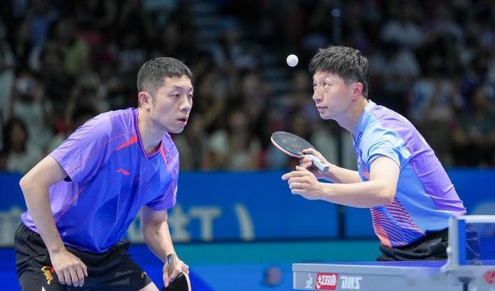 在今天（2026年7月16日）进行的2026年全国乒乓球锦标赛双打比赛男双 1/