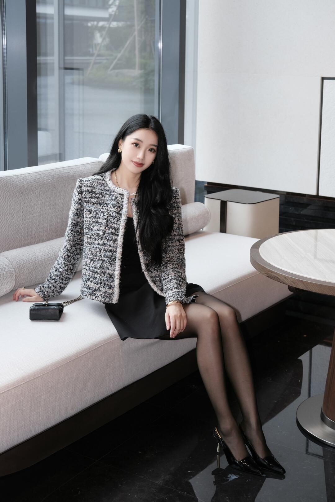 秋天的第一件小香风外套