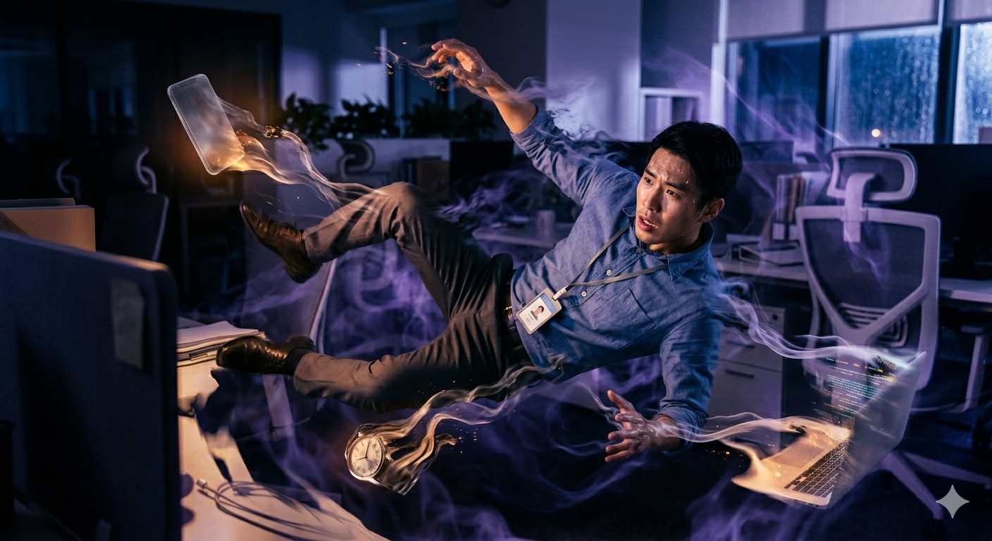 梦到手机，手表，电脑，全部被偷了，一身冷汗惊醒，我还在工作呀