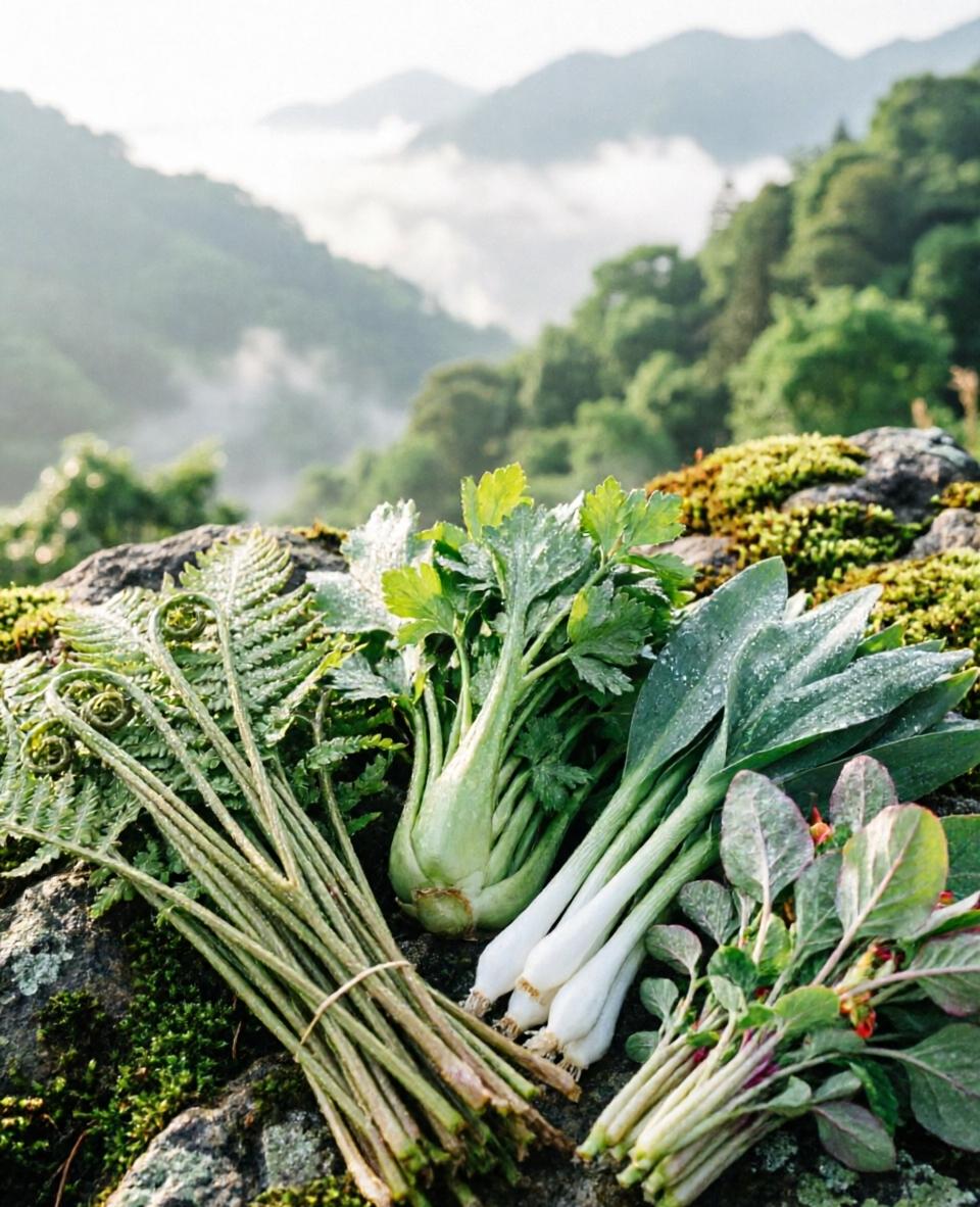春暖花开，山野菜将陆续上市

       春天一到，大地就像被施了魔法，山野菜