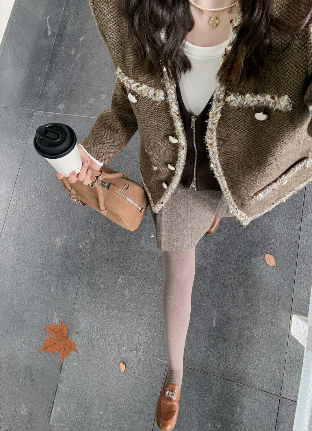 秋冬穿的漂亮小香🍂基础款叠穿也太绝了叭！
