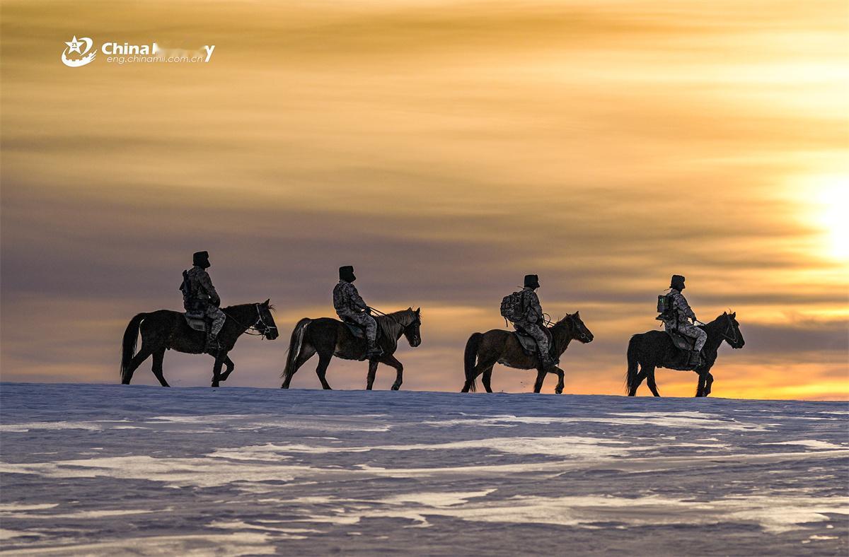 兵强马壮，为国戍边。