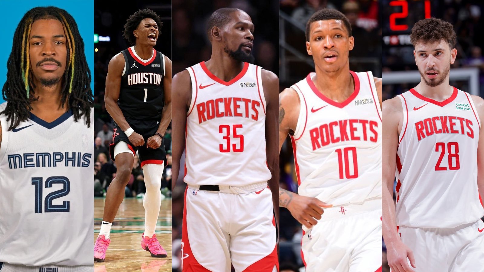 美媒开始意淫了，莫兰特要是去火箭，谁能阻挡这个阵容？ ​​​