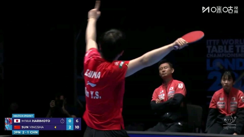 孙颖莎vs张本美和孙颖莎完全是女王级别的，也是当之无愧的国乒定海神针！时隔两年再